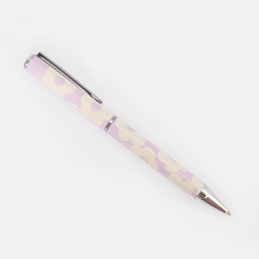 Lilac Flower Boxed Pen