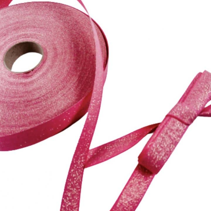 Lurex Ribbon Raspberry