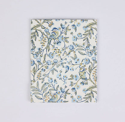 Block Printed Picture Frame (5x7) - Songbird Blue Stone