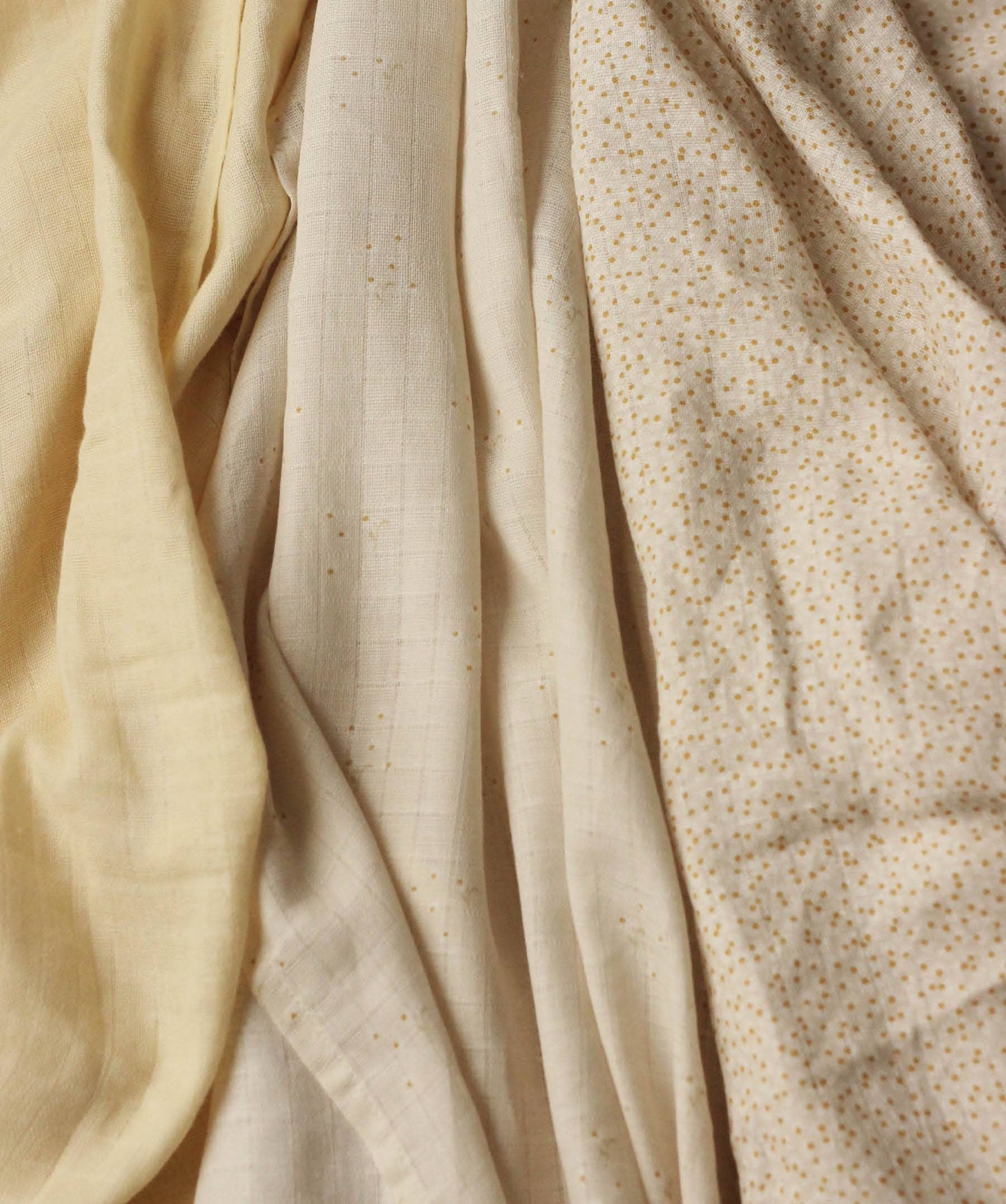 Organic Baby Muslins, Set of 3 - Wild Chamomile