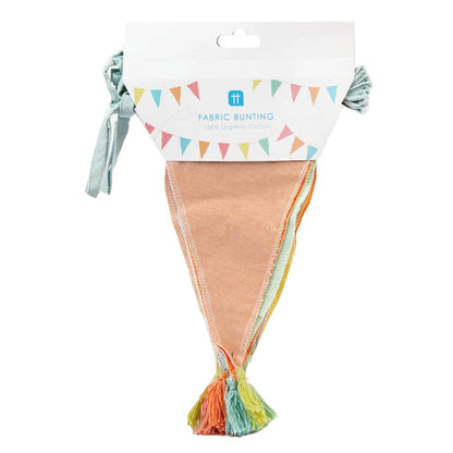 Pastel Fabric Bunting 3m | Tea Party| Summer Party |