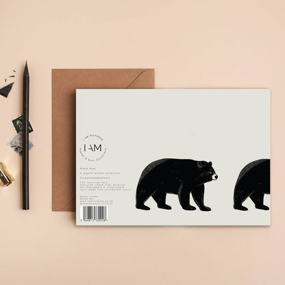 Black Bear Card | Birthday Card | Children's Card