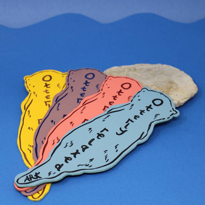 Otter Bookmark - Heritage Blue