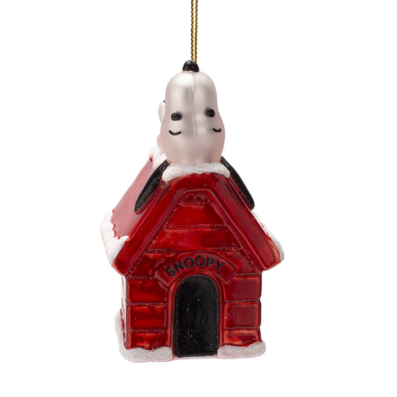 Peanuts Glass Ornament -  Snoopy