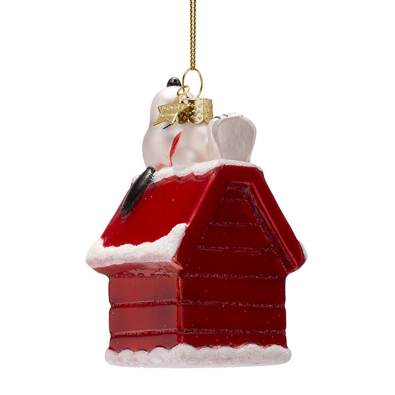 Peanuts Glass Ornament -  Snoopy