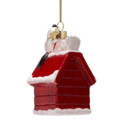 Peanuts Glass Ornament -  Snoopy