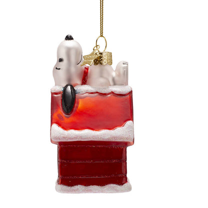 Peanuts Glass Ornament -  Snoopy