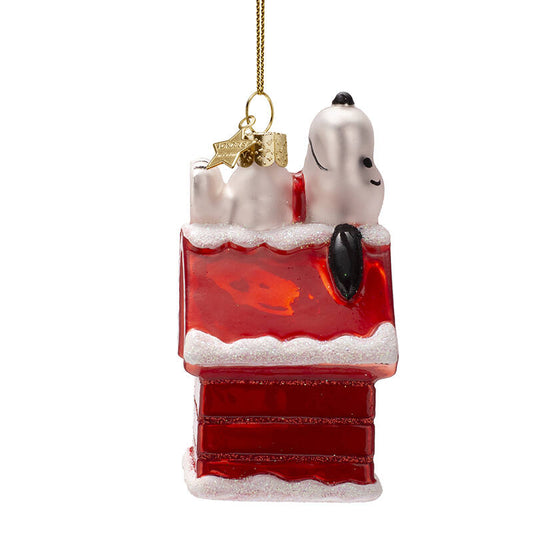 Peanuts Glass Ornament -  Snoopy