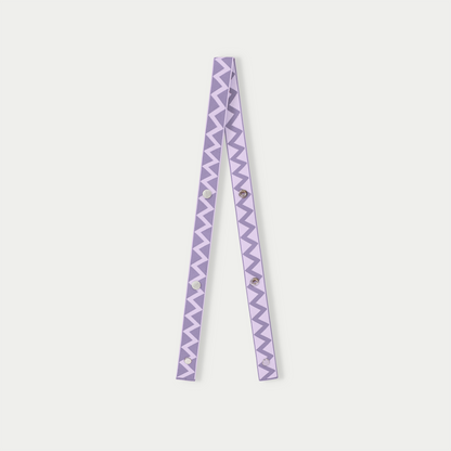 Zigzag Fabric adjustable strap: Red