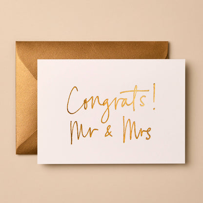 Congrats Mr & Mrs | Wedding Cards | Congratulations Cards