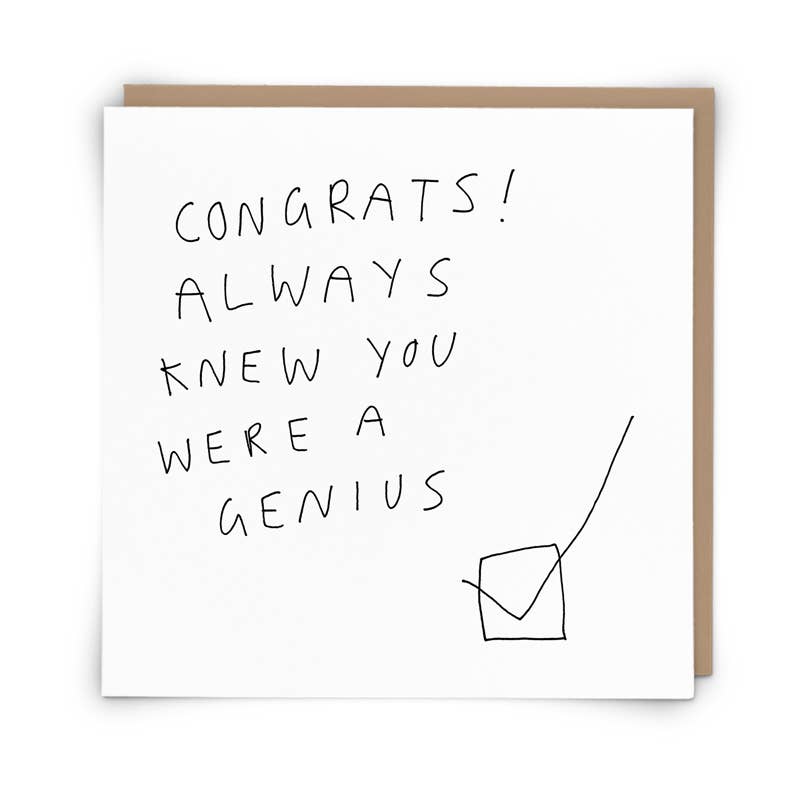 Genius Greetings Card