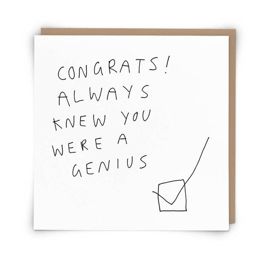 Genius Greetings Card