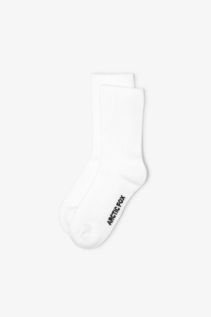 The Everyday Socks - 100% Bamboo - White - AW25