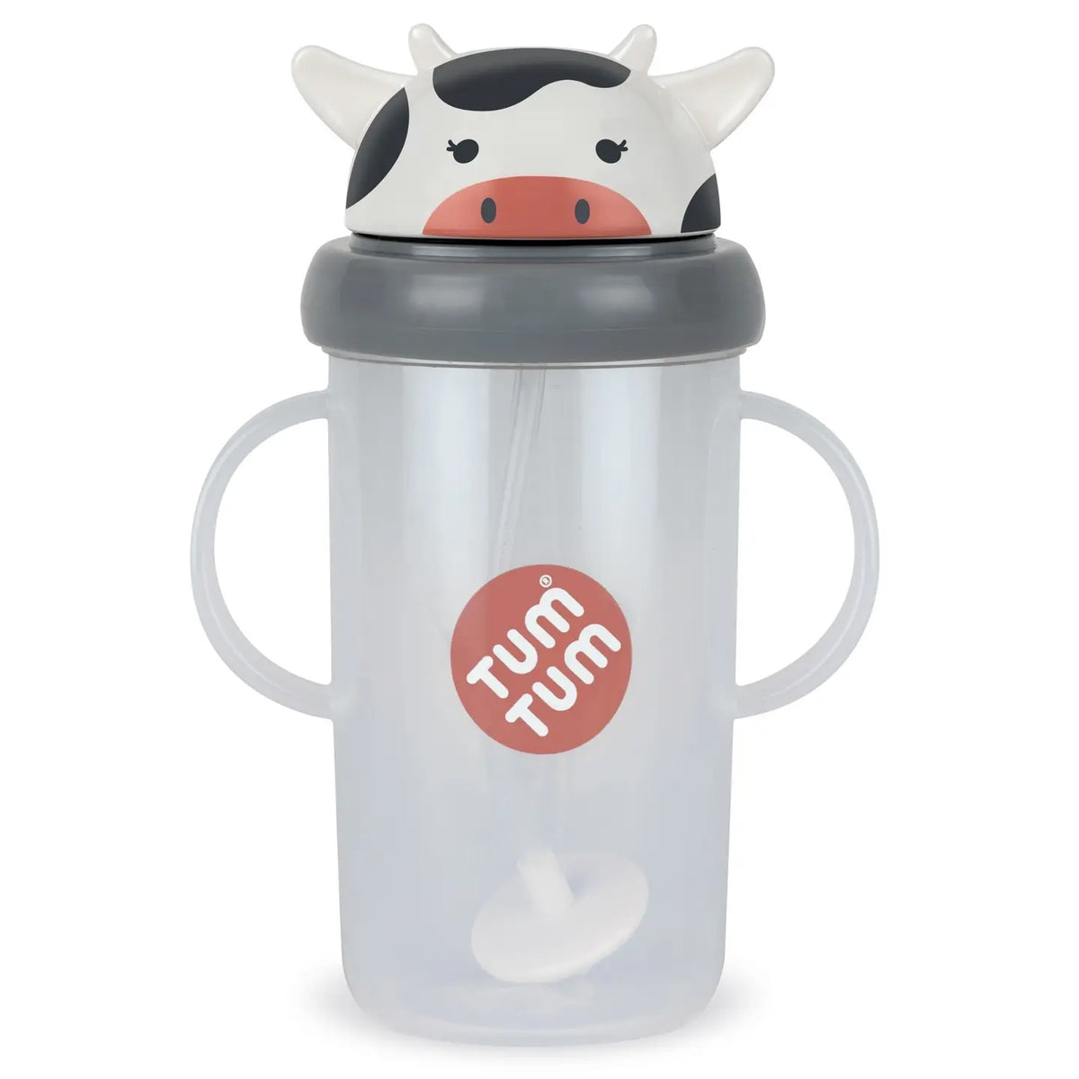 Tippy Up Sippy Cup (Series 3), with Weighted Straw (Valve Free), Connie Cow 300 ml (Copy)