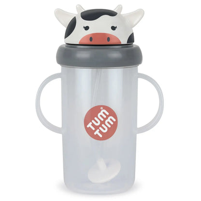 Tippy Up Sippy Cup (Series 3), with Weighted Straw (Valve Free), Connie Cow 300 ml (Copy)