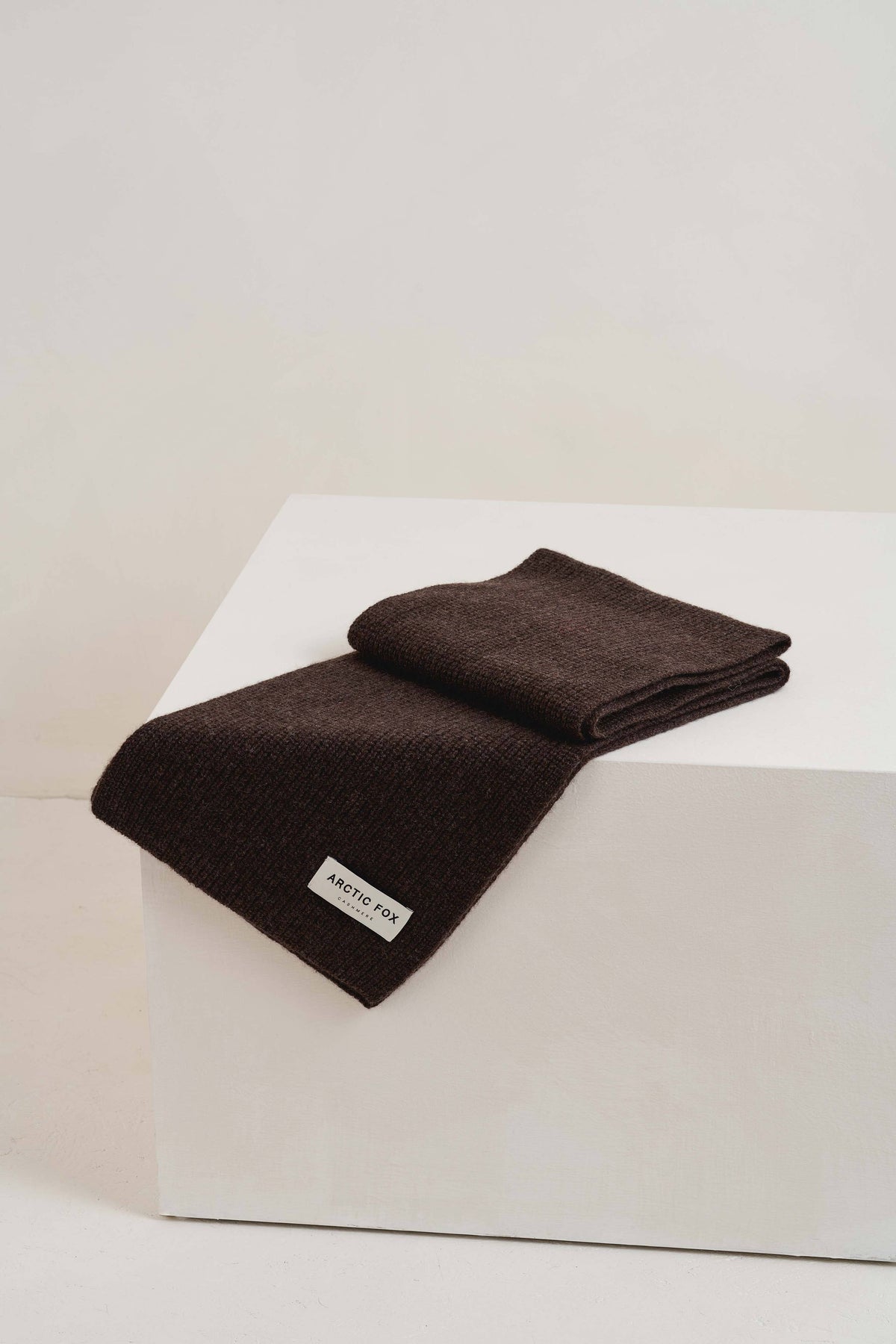 Cashmere Scarf - Chocolate Brown - AW26
