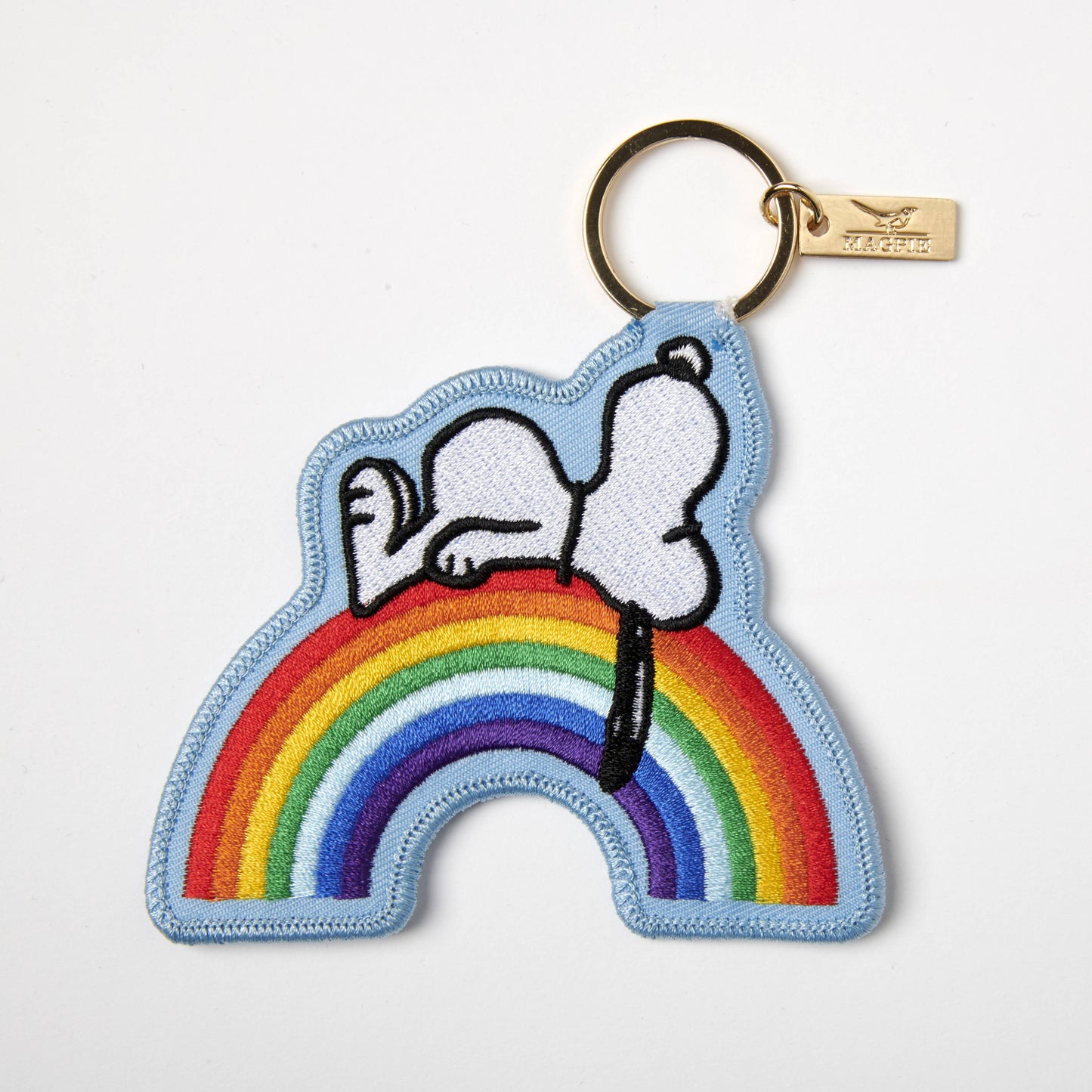 Peanuts Key Ring/Bag Charm Rainbow