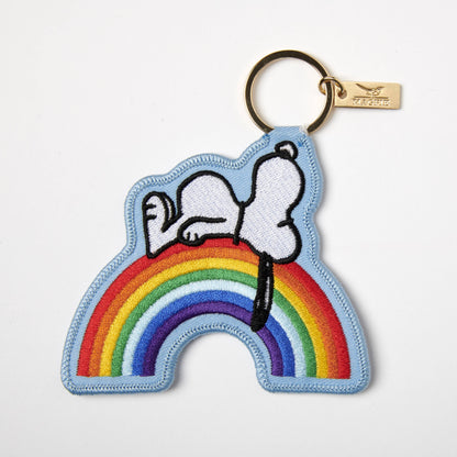 Peanuts Key Ring/Bag Charm Rainbow