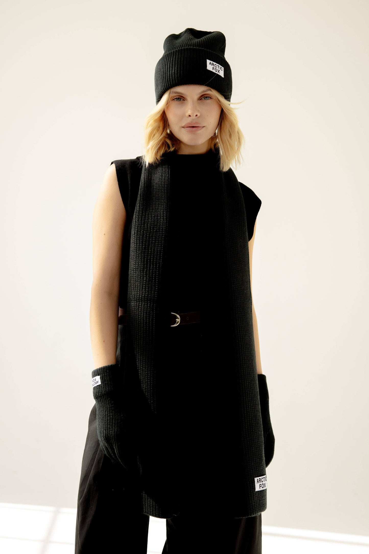 Recycled Bottle Beanie - Black Onyx - AW25