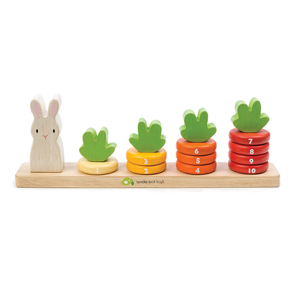 Tender Leaf Toys Counting Carrots - Kids Puzzle