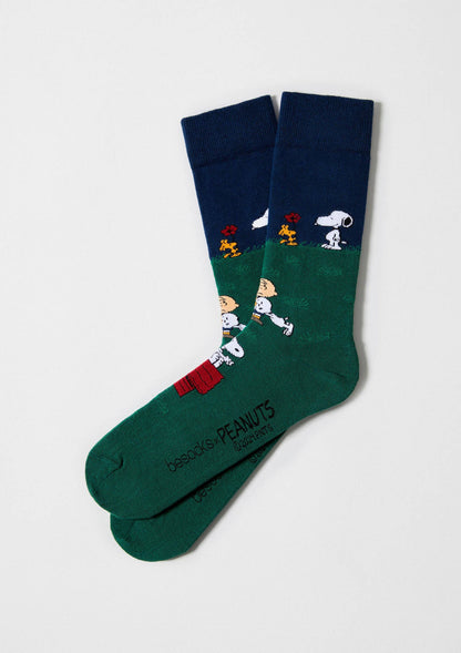BeSnoopy Friends - 100% Organic Cotton Socks: Green / Intl / 36/40