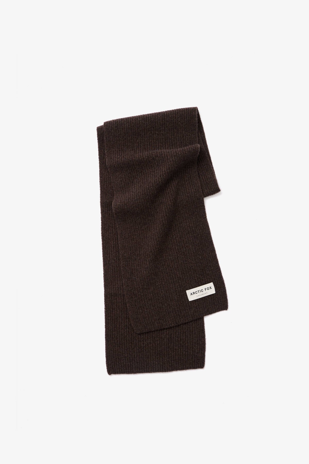 Cashmere Scarf - Chocolate Brown - AW26