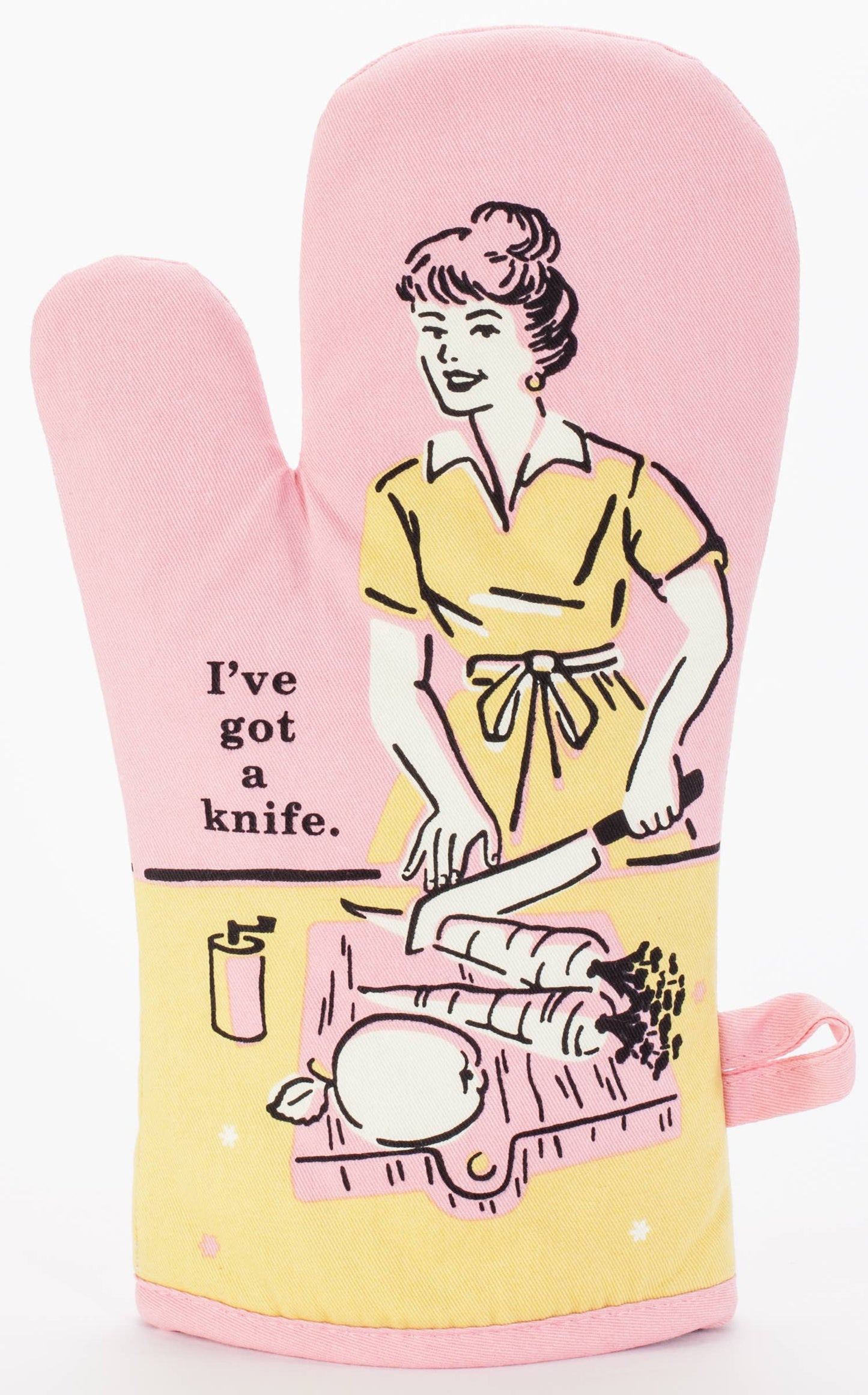 Blue Q I've Got A Knife Oven Mitt