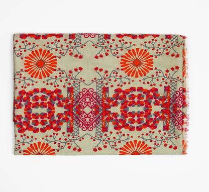 Organic Cotton Scarf Ryoko Orange