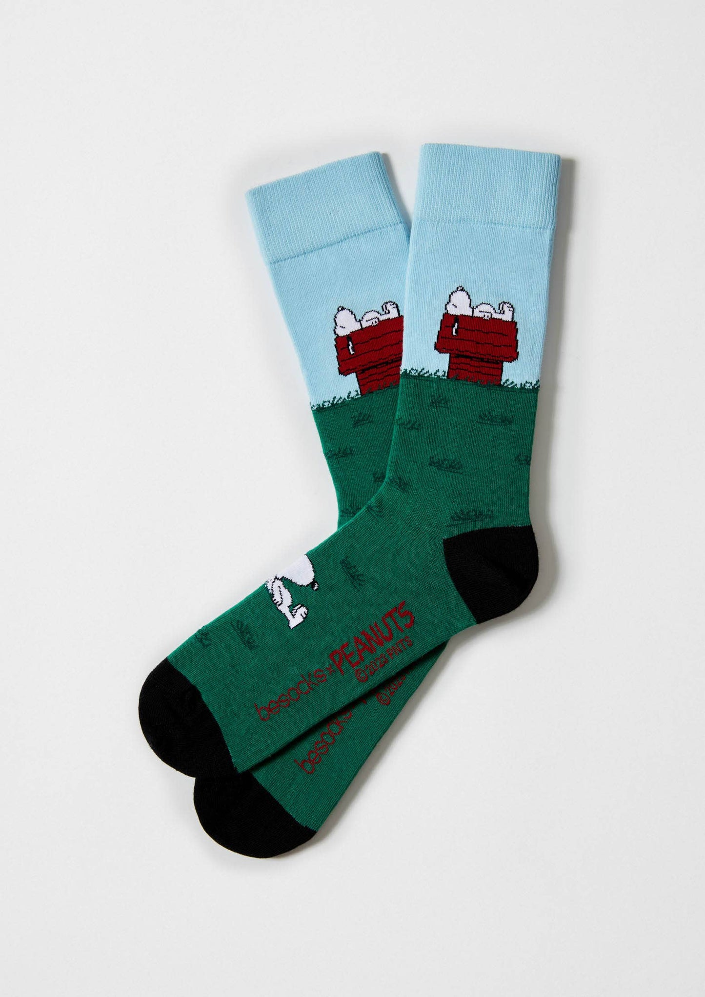 BeSnoopy House - 100% Organic Cotton Socks: Green / Intl / 36/40