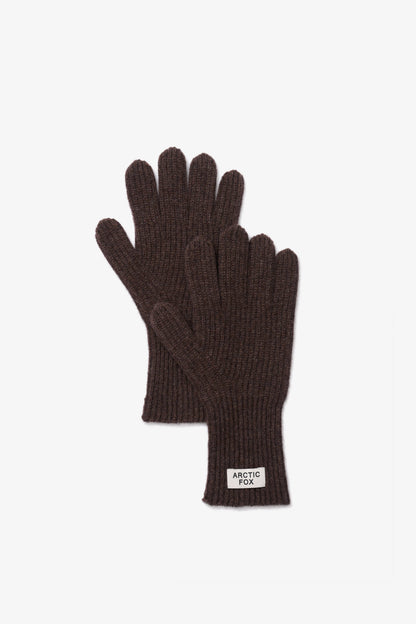 Cashmere Gloves - Chocolate Brown - AW26