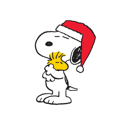 Snoopy Christmas Square Hug