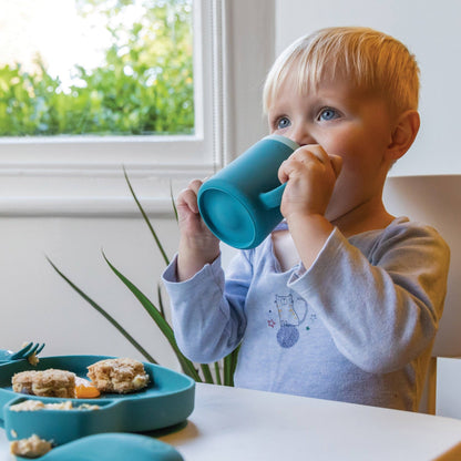 3 Way Trainer Cup (Free Flow), Blue, 180ml