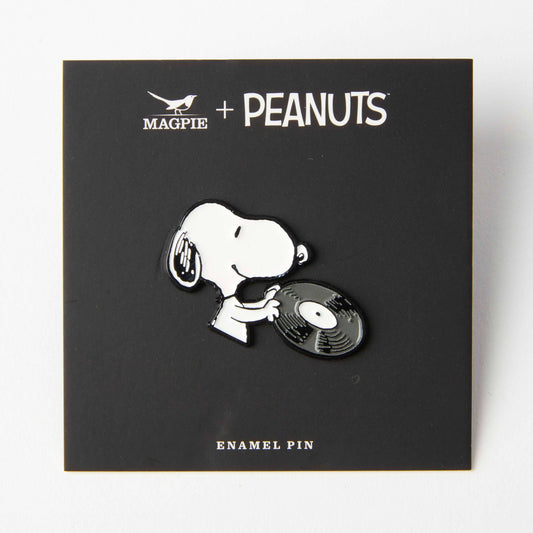 Peanuts Music is Life Pin - Record