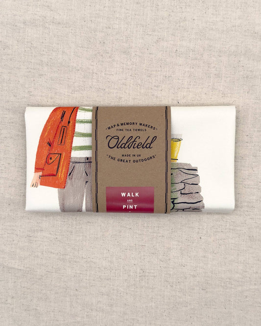 Walk & A Pint Tea Towel