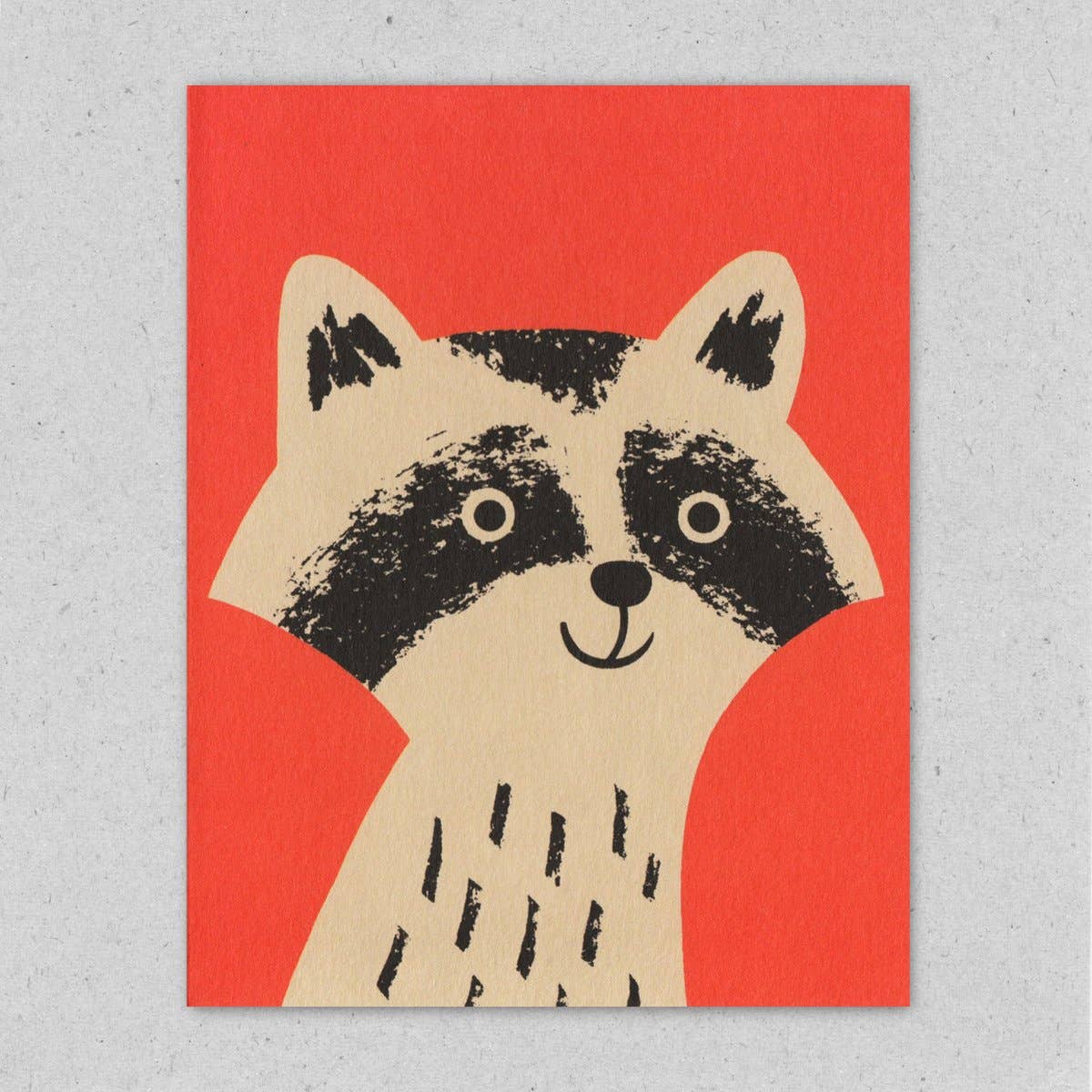 Raccoon Everyday Greeting Card, 100% Post-Consumer Waste