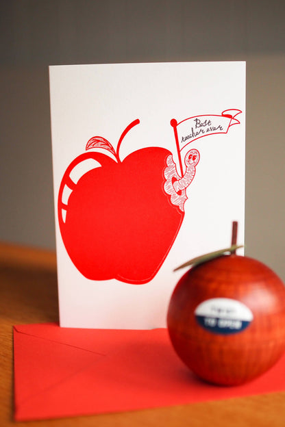 Best teacher ever card - end of school term