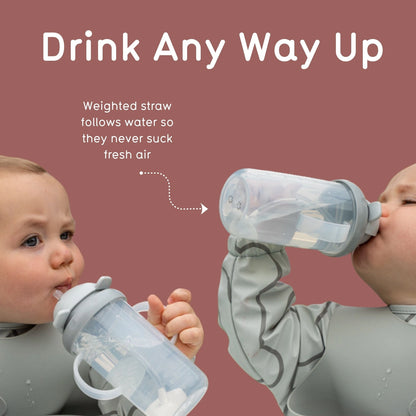Tippy Up Sippy Cup (Series 3), with Weighted Straw (Valve Free), Connie Cow 200ml