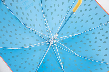 GOTTA KIDS Printed Umbrella Rock the Rain: Blue