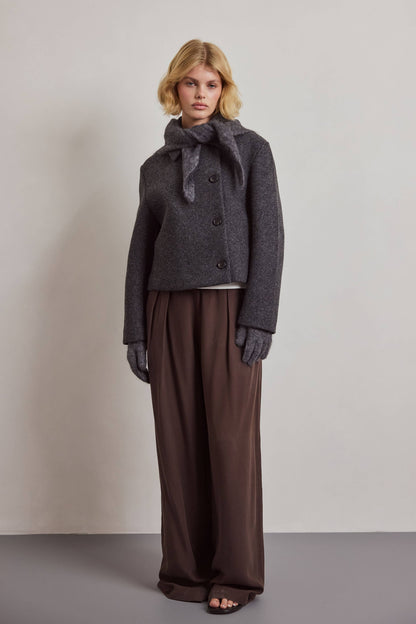 The Alpaca Gloves - Dark Grey - AW26