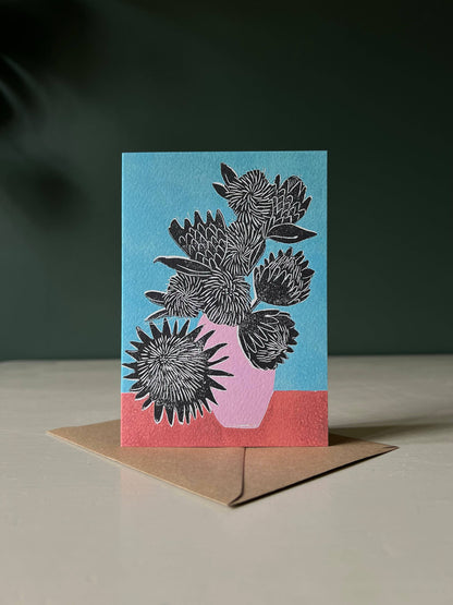 Chrysanthemums Card