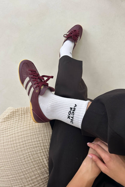 Sporty Socks - 100% Bamboo - White - AW25