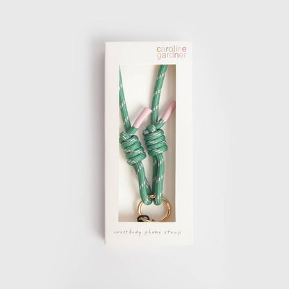 Green/Pink Cord Long Phone Strap