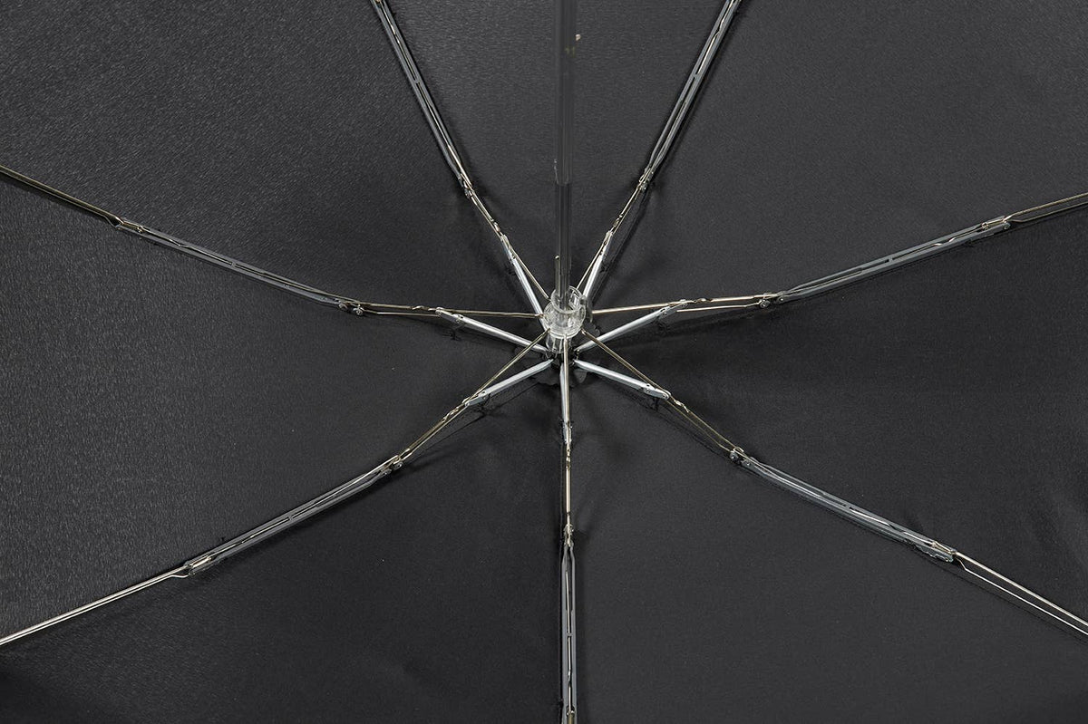 GOTTA MINI Folding Umbrella Black with colour details: Beige