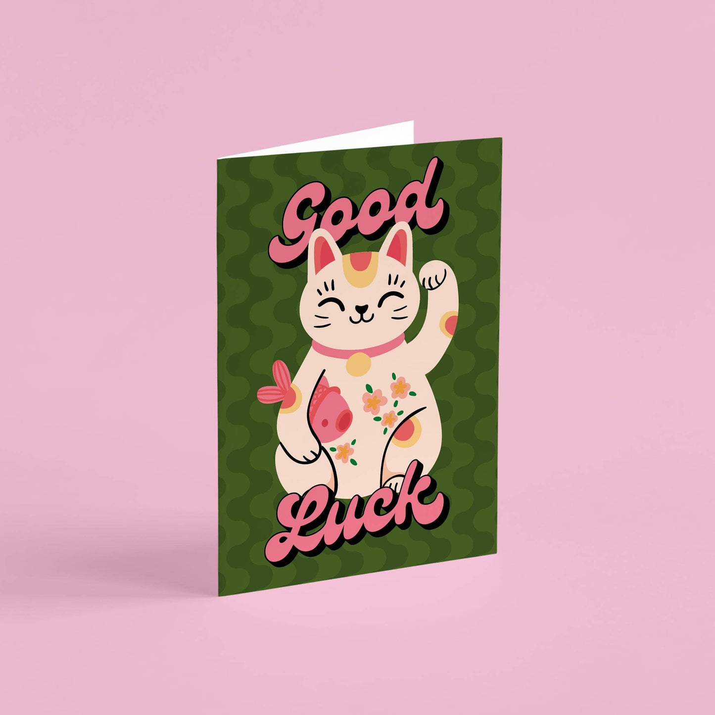 Good Luck Cat Card