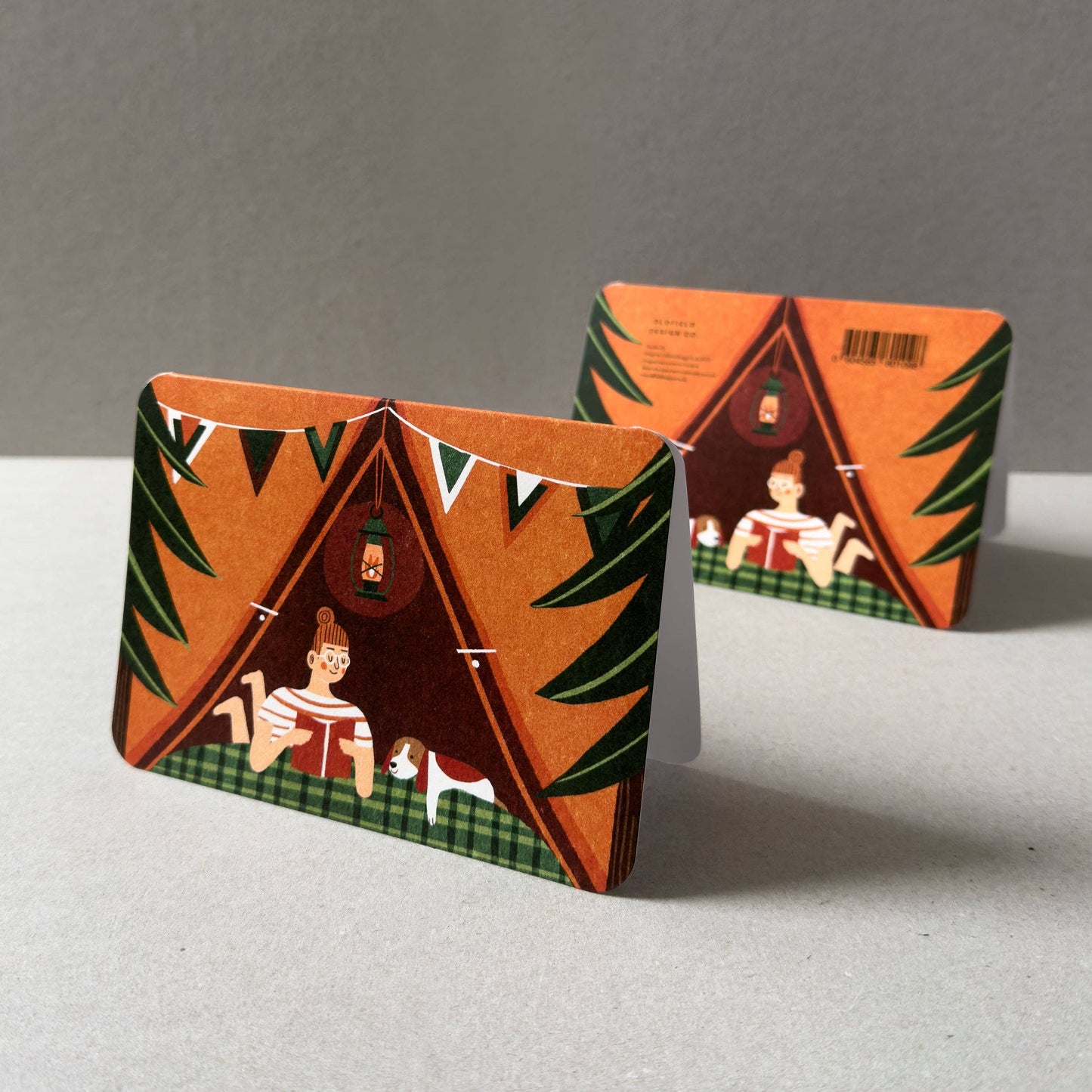 Camping Greetings - Red Tent