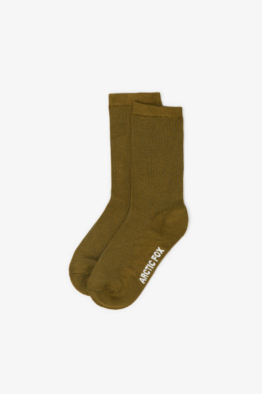 The Everyday Socks - 100% Bamboo - Khaki - AW25