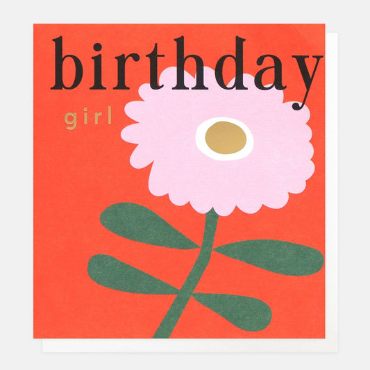 Birthday Girl Pink Flower