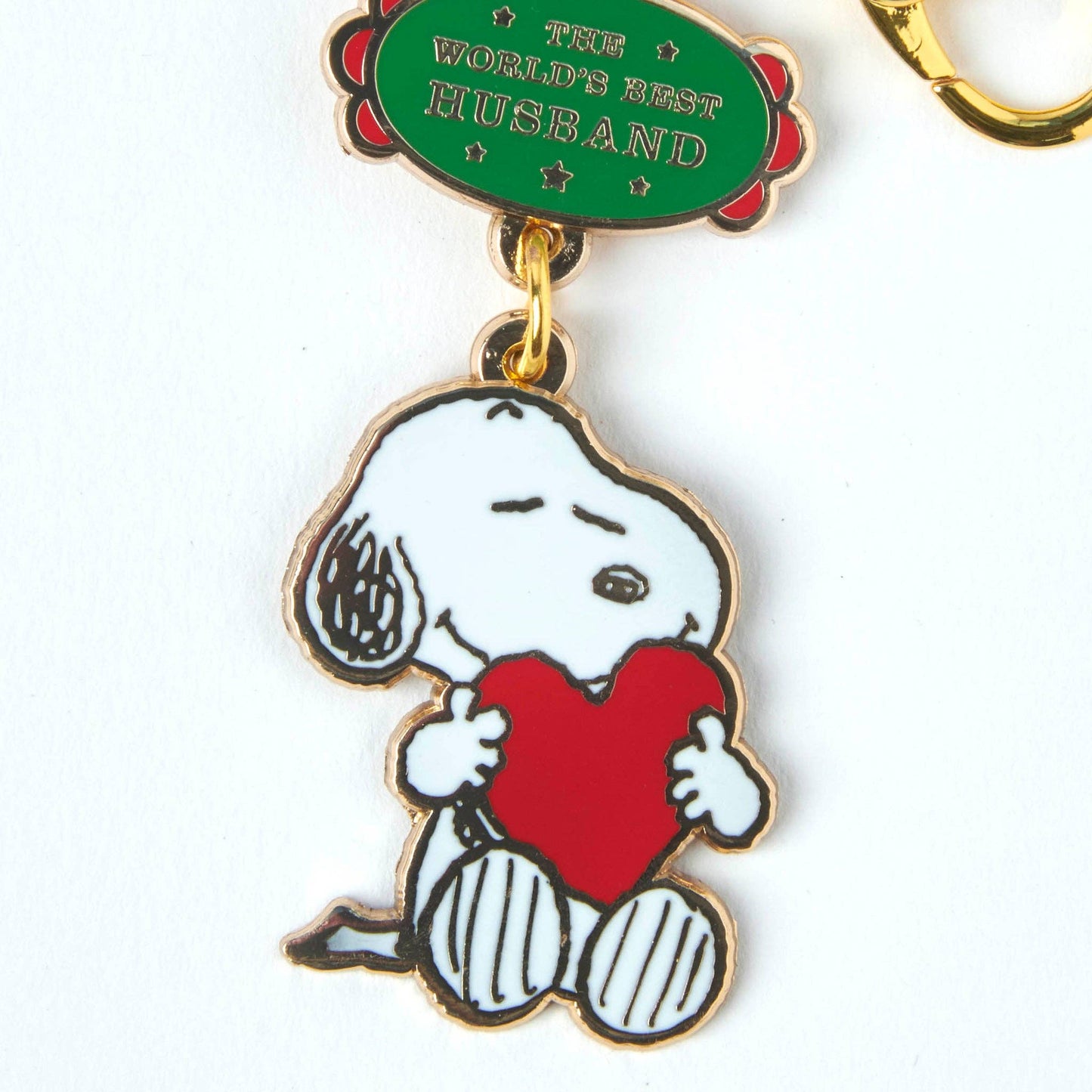Peanuts World's Best Keyring Husband