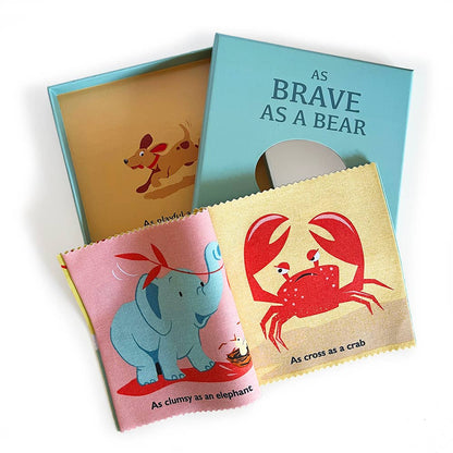 ThreadBear Brave As A Bear Rag Book