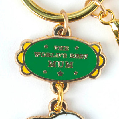 Peanuts World's Best Keyring Mum